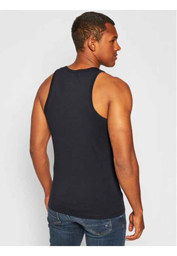 Guess Tank top U97M02 JR003 Czarny Regular Fit. Kolor: czarny. Materiał: bawełna