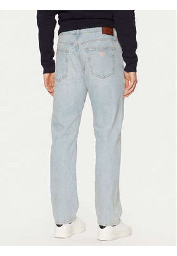 Guess Jeans Jeansy M4YA1B D5DO1 Niebieski Regular Fit. Kolor: niebieski