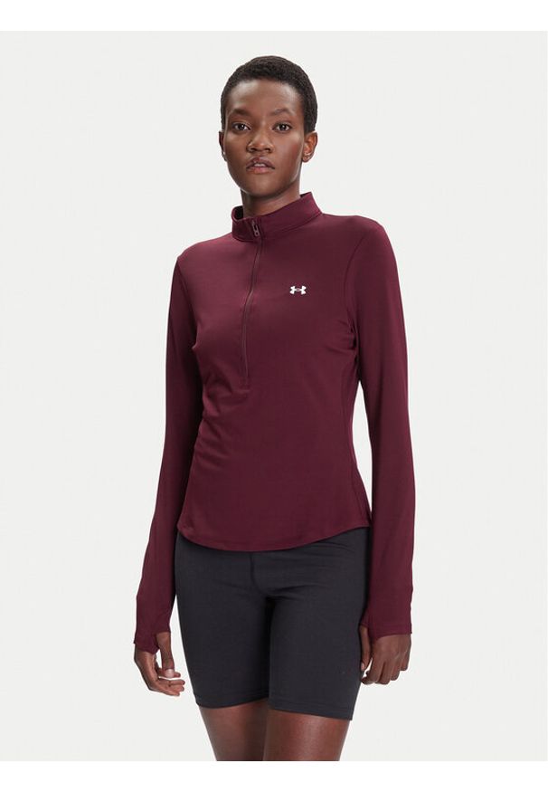 Under Armour Bluza techniczna Ua Motion 6001618 Bordowy Slim Fit. Kolor: czerwony. Materiał: syntetyk