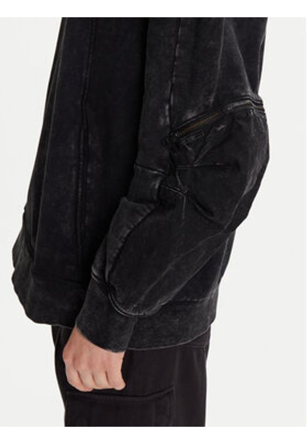 G-Star RAW - G-Star Raw Bluza Washed 3D D27738-D969 Czarny Oversize. Kolor: czarny. Materiał: bawełna