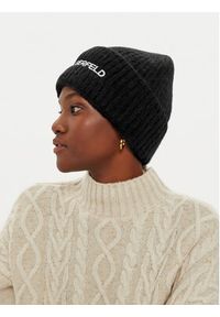 Karl Lagerfeld - KARL LAGERFELD Czapka 246W3411 Czarny. Kolor: czarny. Materiał: wełna #3
