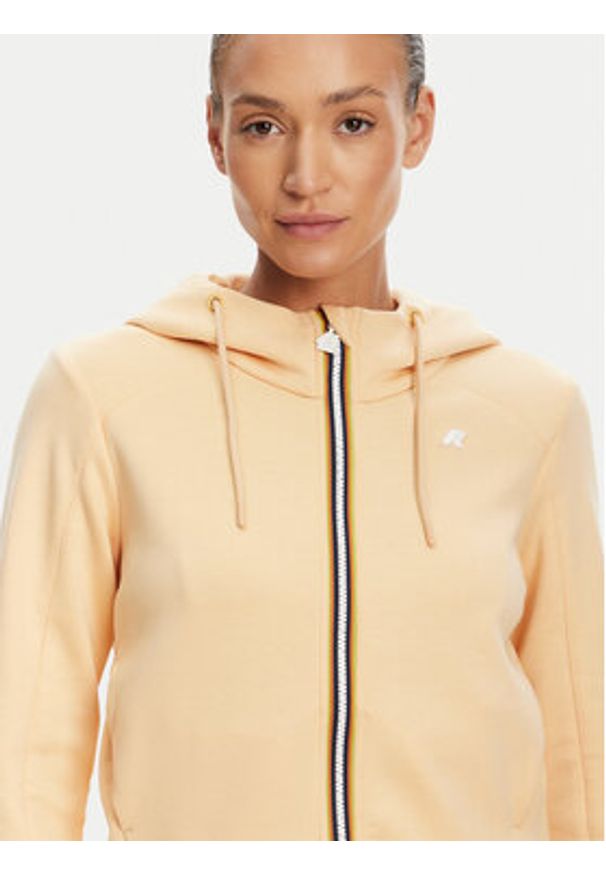 K-Way Bluza Divine K2132CW Beżowy Regular Fit. Kolor: beżowy. Materiał: syntetyk