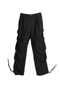 La Haine Inside Us Spodnie | 3R M1229 | Mężczyzna | Czarny. Okazja: na co dzień. Kolor: czarny. Materiał: wiskoza, elastan, poliester. Długość: długie. Styl: elegancki, casual, klasyczny, sportowy #6