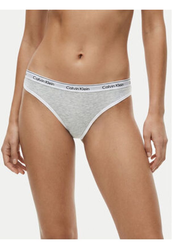 Calvin Klein Underwear Komplet stringów LV00QD5209 Kolorowy. Materiał: bawełna. Wzór: kolorowy