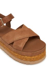 Ugg Sandały W Aubrey Ankle Strap 1167471 Brązowy. Kolor: brązowy. Materiał: zamsz, skóra #5