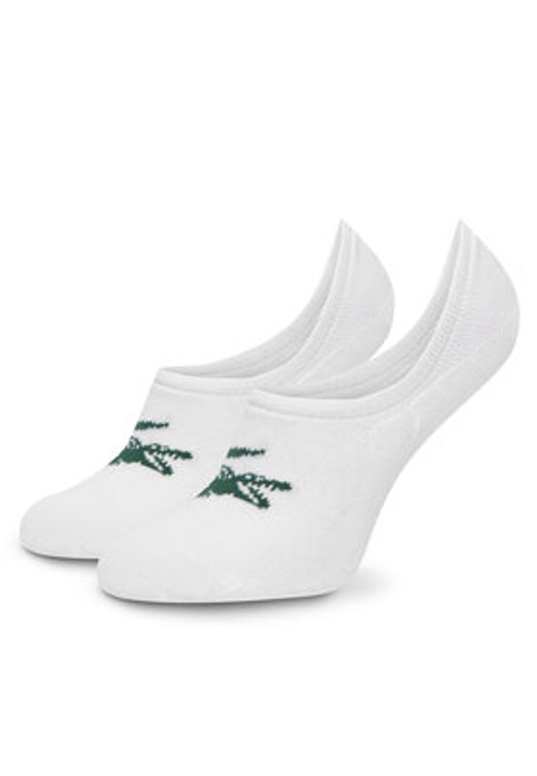 Lacoste Skarpety krótkie RA7872 Biały. Kolor: biały. Materiał: materiał, bawełna