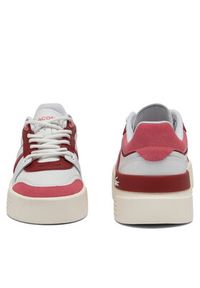 Lacoste Sneakersy L002 Evo Logo Tongue 747SFA0056 Biały. Kolor: biały. Materiał: materiał