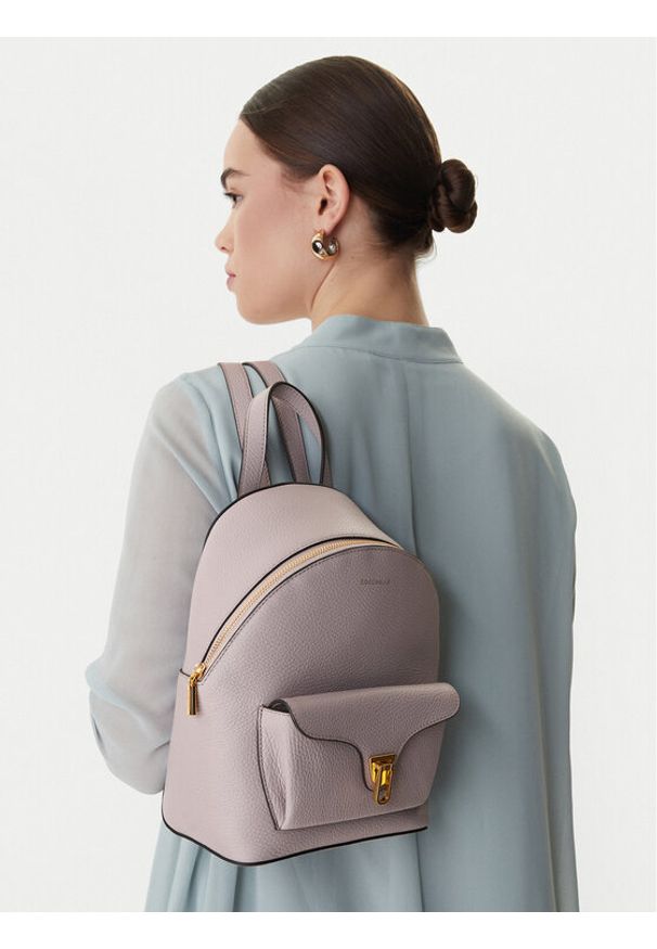 Coccinelle Plecak TFK Coccinelle Beat Grneratio E1 TFK 14 01 01 Szary. Kolor: szary. Materiał: skóra