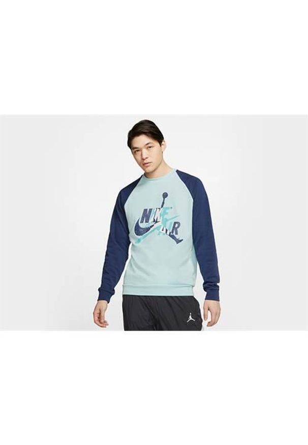 Bluza sportowa męska Nike Air Jordan Jumpman Classics. Kolor: wielokolorowy, niebieski. Sport: koszykówka