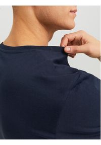 Jack & Jones - Jack&Jones T-Shirt Corp 12233999 Granatowy Standard Fit. Kolor: niebieski. Materiał: bawełna #5