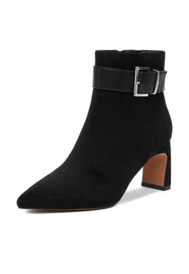 Nine West Botki CEO-LAMIA-01 Czarny. Kolor: czarny. Materiał: syntetyk, materiał