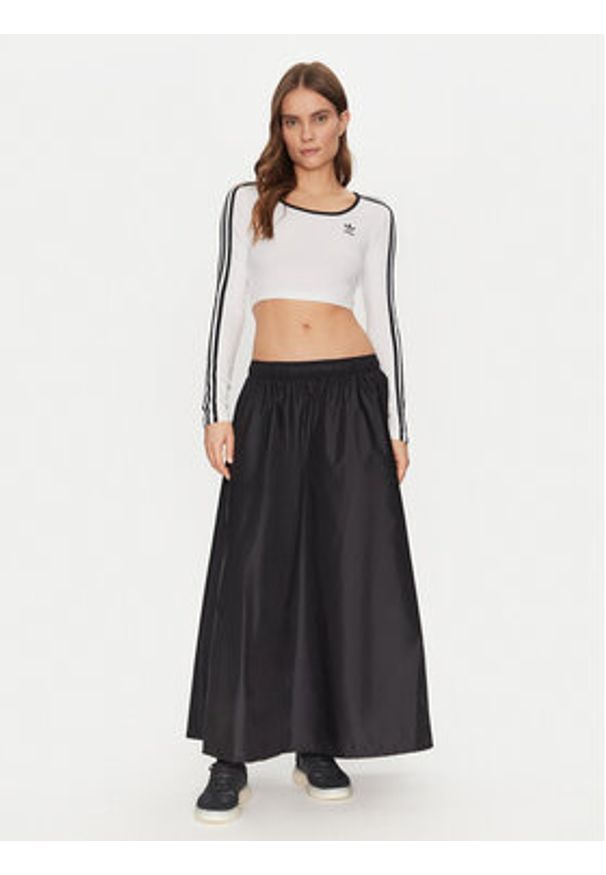 Adidas - adidas Spódnica trapezowa Premium Essentials JD4794 Czarny Loose Fit. Kolor: czarny. Materiał: syntetyk