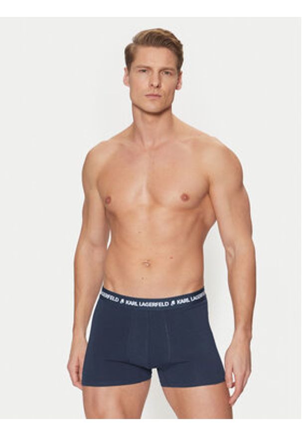 Karl Lagerfeld - KARL LAGERFELD Komplet bokserek A1M47151 Granatowy. Kolor: niebieski. Materiał: bawełna