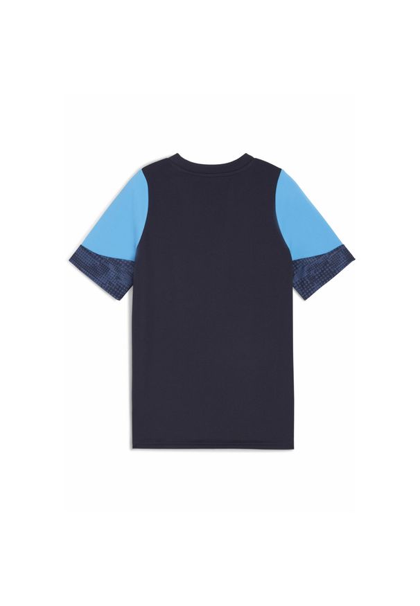 Puma - Młodzieżowa koszulka treningowa Olympique Marsylia PUMA New Navy Bleu Azur Blue. Kolor: niebieski. Sport: piłka nożna