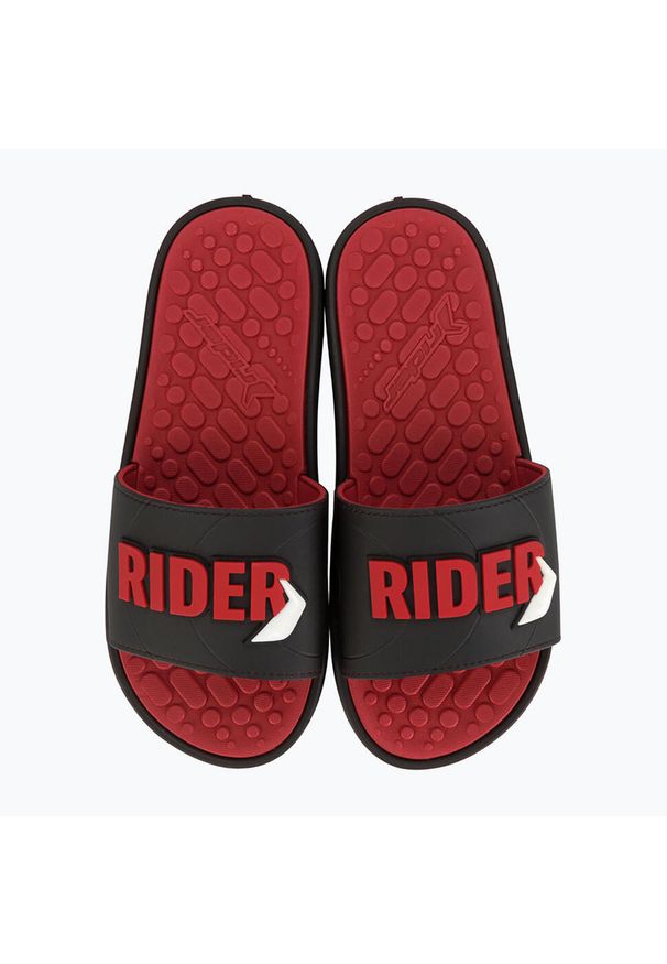 Rider - Klapki męskie RIDER Pump Slide AD. Kolor: czerwony, czarny, wielokolorowy