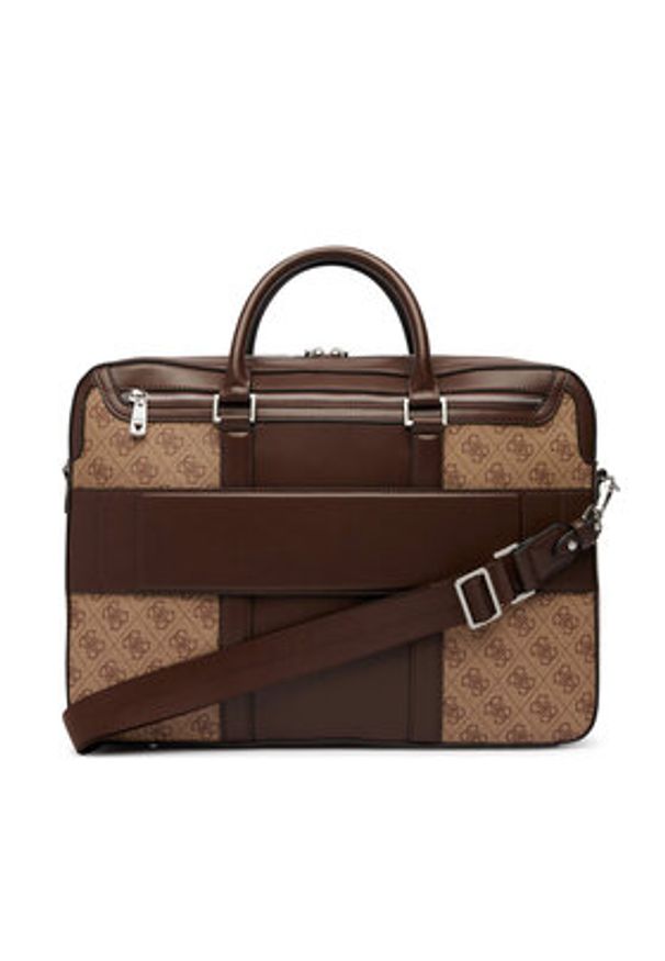 Guess Torba na laptopa HMMILL P6269 Brązowy jasny. Kolor: brązowy. Materiał: skóra