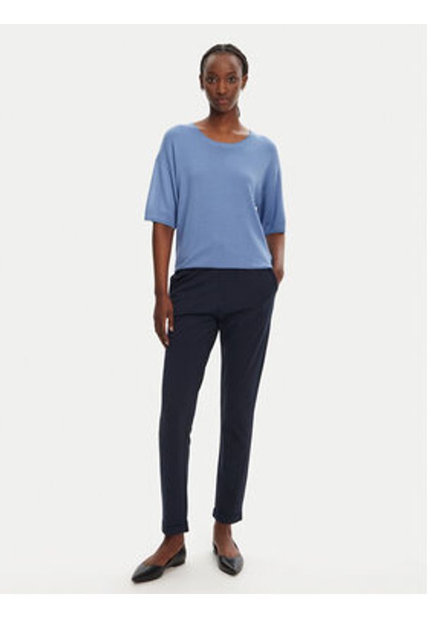 Liu Jo Sweter WA5383 MS49I Niebieski Regular Fit. Kolor: niebieski. Materiał: wiskoza