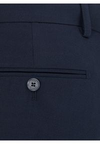 Pako Lorente - PAKO LORENTE – Granatowe spodnie ganiturowe. Kolor: niebieski. Materiał: poliester, elastan, wiskoza. Wzór: gładki. Styl: elegancki, młodzieżowy #3