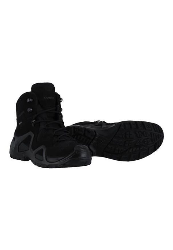 Buty trekkingowe damskie Lowa Military-stiefel Zephyr Gtx Mid Tf. Zapięcie: sznurówki. Kolor: czarny. Materiał: skóra, syntetyk, tkanina, materiał. Szerokość cholewki: normalna