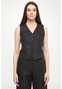 Weekend Max Mara - Kamizelka damska lniana Pacche WEEKEND MAX MARA. Materiał: len #4