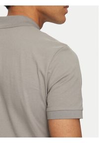 BOSS Polo Passenger 50507803 Szary Slim Fit. Typ kołnierza: polo. Kolor: szary. Materiał: bawełna #4