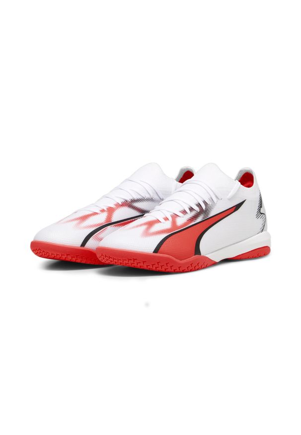 Puma - Buty piłkarskie męskie PUMA Ultra Match It. Kolor: czerwony, wielokolorowy, czarny, biały. Sport: piłka nożna