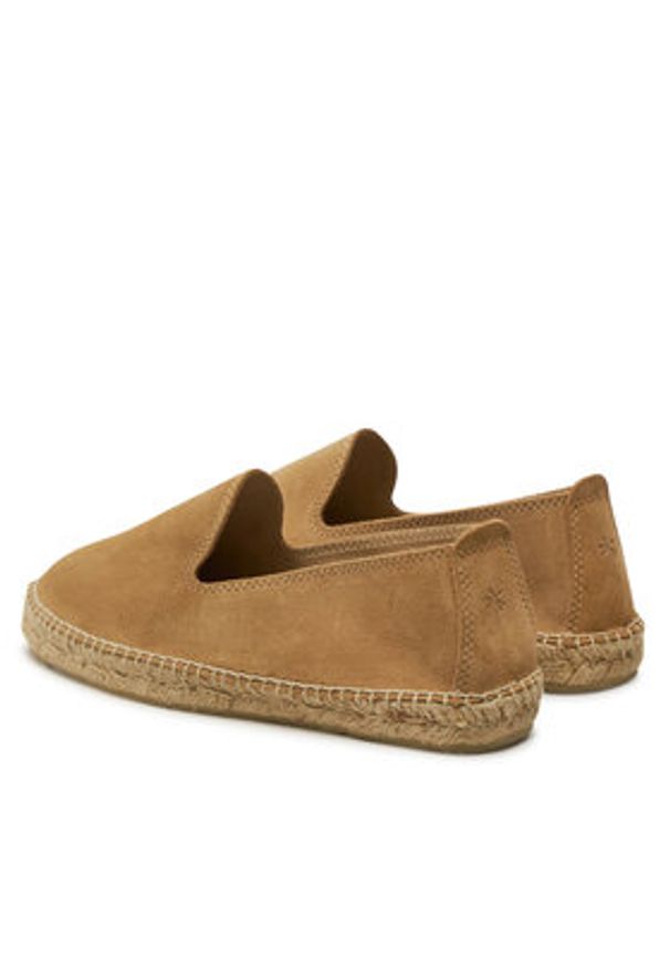 Manebi Espadryle Hamptons Flat Espadrilles M 2.8 C0 Beżowy. Kolor: beżowy. Materiał: zamsz, skóra