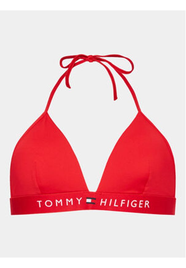 TOMMY HILFIGER - Tommy Hilfiger Góra od bikini UW0UW04109 Czerwony. Kolor: czerwony. Materiał: syntetyk