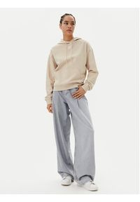 Hugo - HUGO Bluza Delfinia 50522423 Beżowy Regular Fit. Kolor: beżowy. Materiał: bawełna