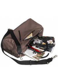 DAVID JONES - Bagietka khaki David Jones [DH] 6702-6. Kolor: brązowy. Wzór: gładki, aplikacja #1