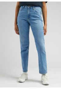Lee - LEE DAMSKIE SPODNIE JEANSOWE LEE CAROL ROCKY BLUE 112328372