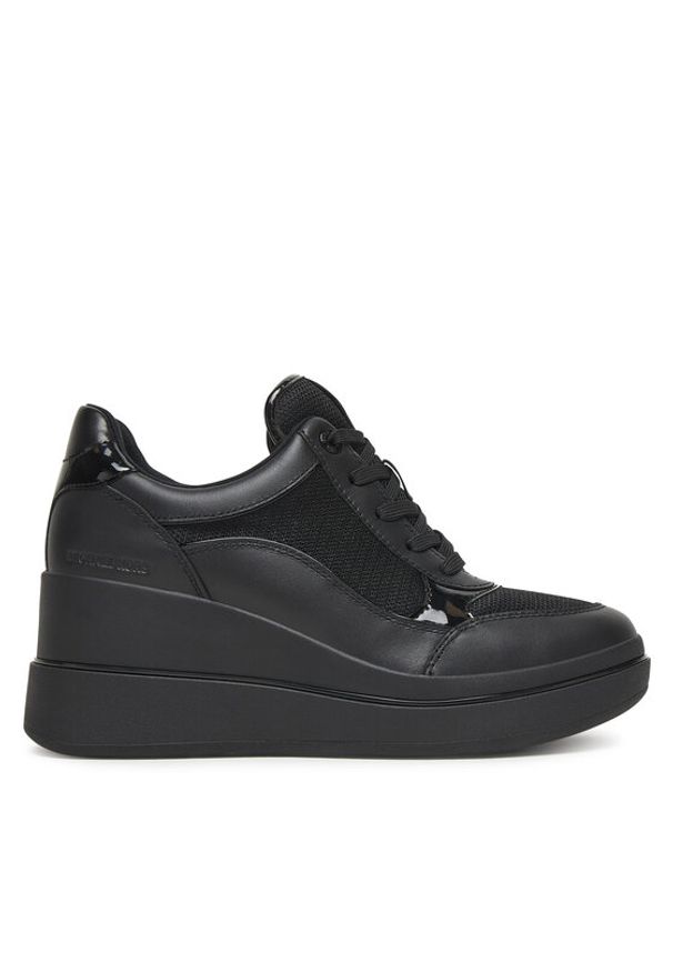 MICHAEL Michael Kors Sneakersy Emmy 43F5EMFS3L Czarny. Kolor: czarny. Materiał: skóra