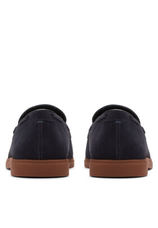 Clarks Mokasyny Torford Tassel 26180334 Granatowy. Kolor: niebieski. Materiał: zamsz, skóra