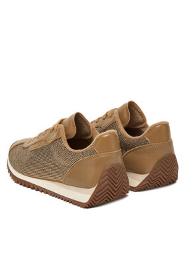 MICHAEL Michael Kors Sneakersy 43F5RHFS2L Beżowy. Kolor: beżowy. Materiał: skóra