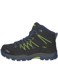 Buty trekkingowe dziecięce CMP Rigel Mid. Kolor: niebieski, wielokolorowy, żółty