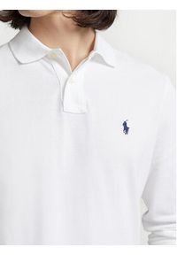 Polo Ralph Lauren Polo 710680790001 Biały Custom Slim Fit. Typ kołnierza: polo. Kolor: biały. Materiał: bawełna