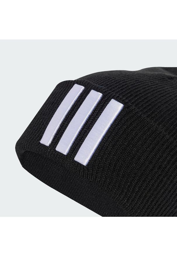 Adidas - Czapka 3-Stripes. Kolor: biały, wielokolorowy, czarny. Materiał: dzianina. Styl: klasyczny