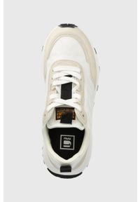 G-Star RAW - G-Star Raw sneakersy theq run kolor biały. Nosek buta: okrągły. Zapięcie: sznurówki. Kolor: biały. Materiał: guma. Sport: bieganie