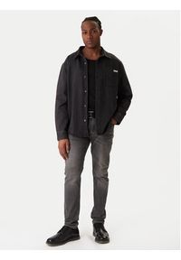 Calvin Klein Jeans Koszula jeansowa Classic LV04RD765G Czarny Relaxed Fit. Kolor: czarny. Materiał: bawełna #5