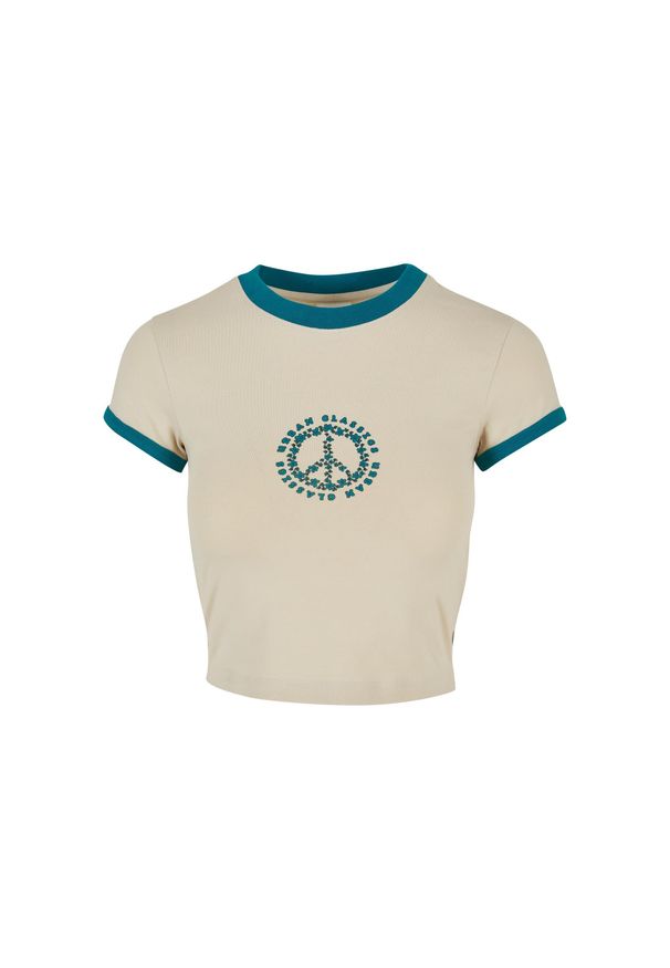 Koszulka court damska z elastycznego dżerseju Koszulka Urban Classics. Kolor: biały. Materiał: jersey. Długość: krótkie. Sezon: lato