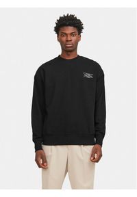 Jack & Jones - Jack&Jones Bluza Riley 12250647 Czarny Regular Fit. Kolor: czarny. Materiał: bawełna