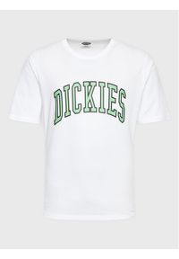 Dickies T-Shirt Aitkin DK0A4X9FF05 Biały Regular Fit. Kolor: biały. Materiał: bawełna