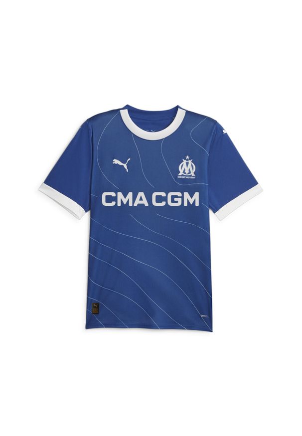Puma - Koszulka wyjazdowa OM 2023/24. Kolor: niebieski. Sport: piłka nożna