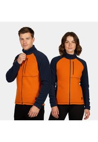 Bluza Primaloft unisex Alpinus Bjoreio. Kolor: pomarańczowy, niebieski, wielokolorowy. Materiał: polar. Technologia: Primaloft. Sport: turystyka piesza