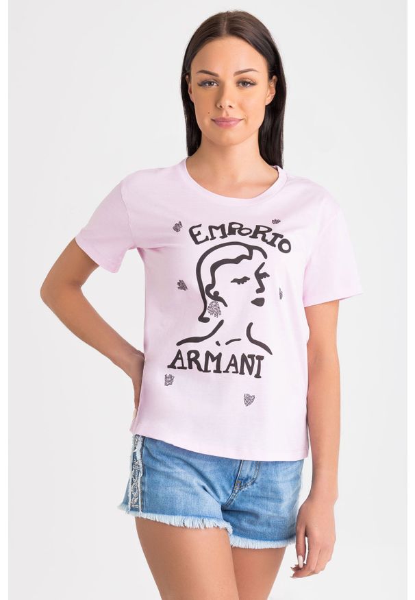 Emporio Armani - T-shirt EMPORIO ARMANI. Materiał: materiał
