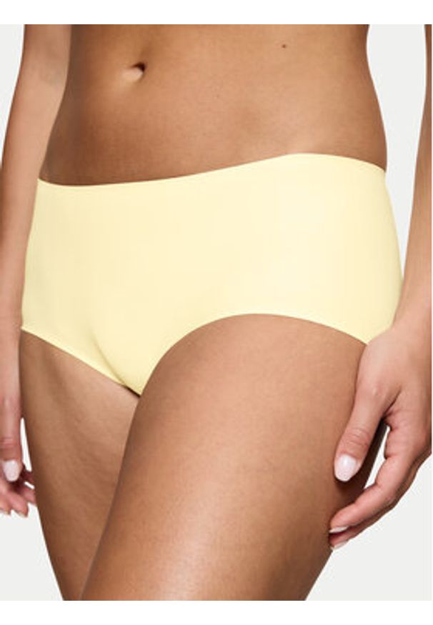 Triumph Bokserki Make-Up Illusion 10217835 Żółty. Kolor: żółty. Materiał: syntetyk