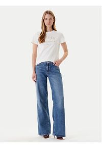 Guess T-Shirt V5YI03 I3Z14 Biały Regular Fit. Kolor: biały. Materiał: bawełna
