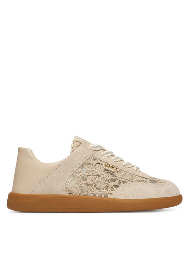 Liu Jo Sneakersy Connor 03 BA6071 TX541 Beżowy. Kolor: beżowy. Materiał: skóra, zamsz