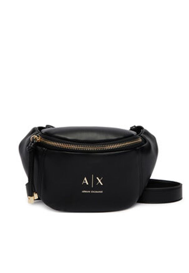 Armani Exchange Nerka XW002655 AF19902 UC001 Czarny. Kolor: czarny. Materiał: skóra