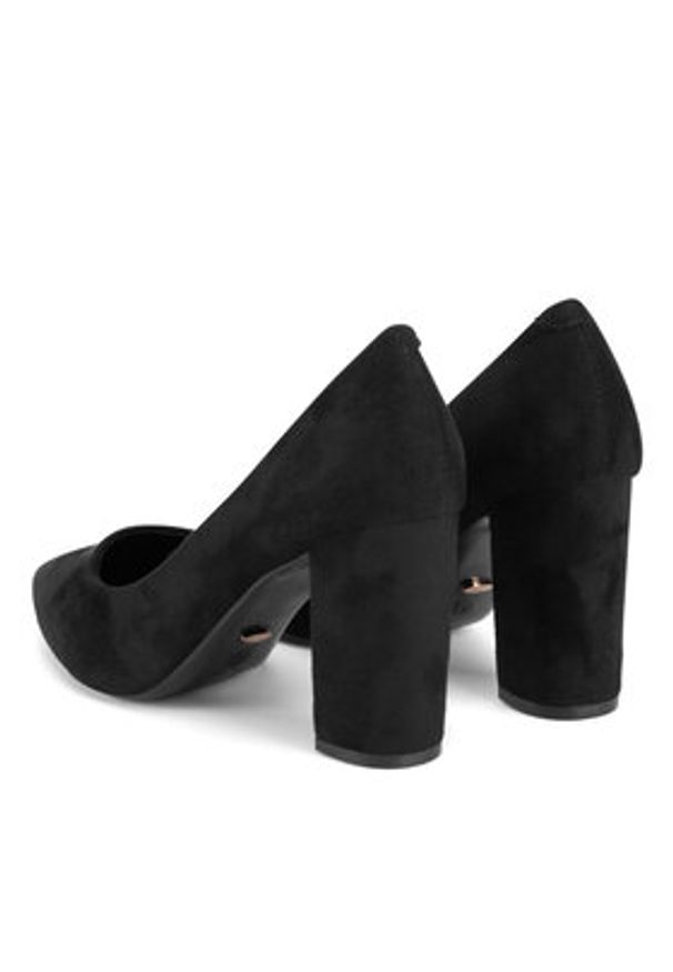 DeeZee Czółenka DZ0010 Czarny. Kolor: czarny. Materiał: materiał